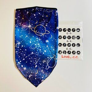 NEW Gaiter, Triangular Pullover, Celestial Galaxy, UV Sun Protection, Neck Cover